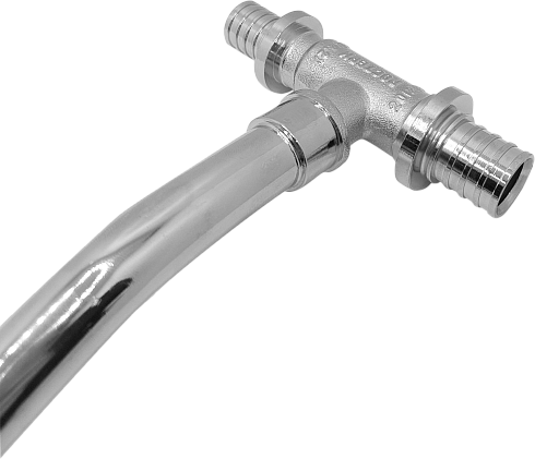 Тройник Т-образный для подключения радиатора L=300 мм, L=750 мм